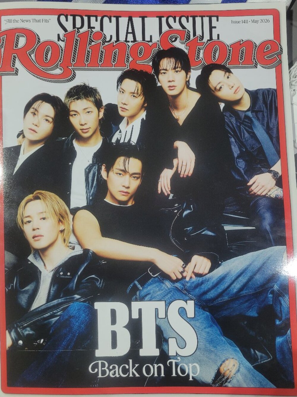BTS Rolling Stone Magazine 2026 May Special Issue